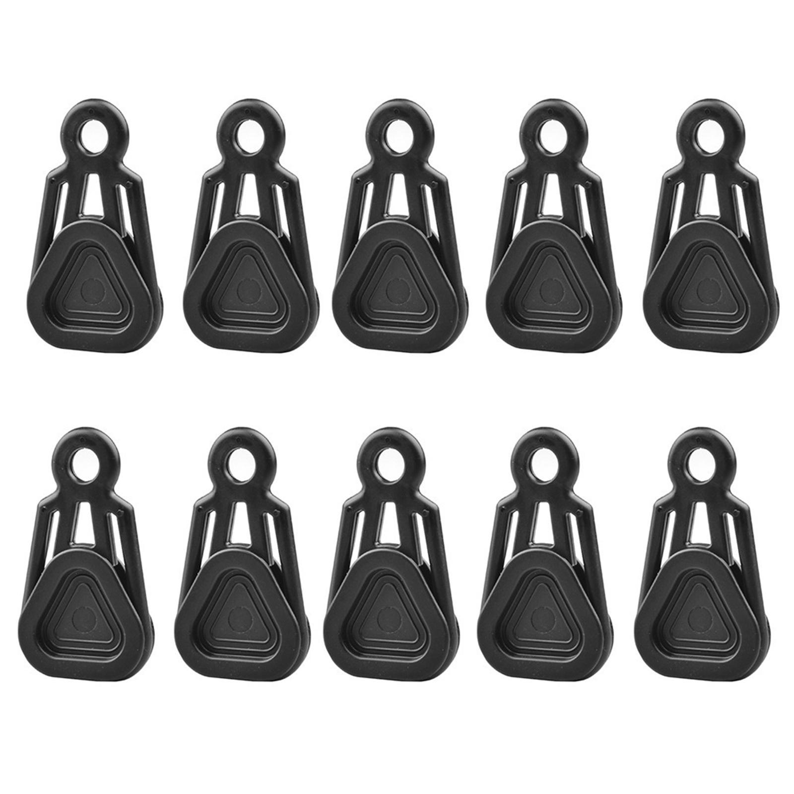 Cheap Goat Tents Outdoor Camping Tent Clip ABS Material Heavy Duty Wind Point Pull Clamp Part Color Rope Clip Hook 2 Awning Windproof Tent U3Y3   